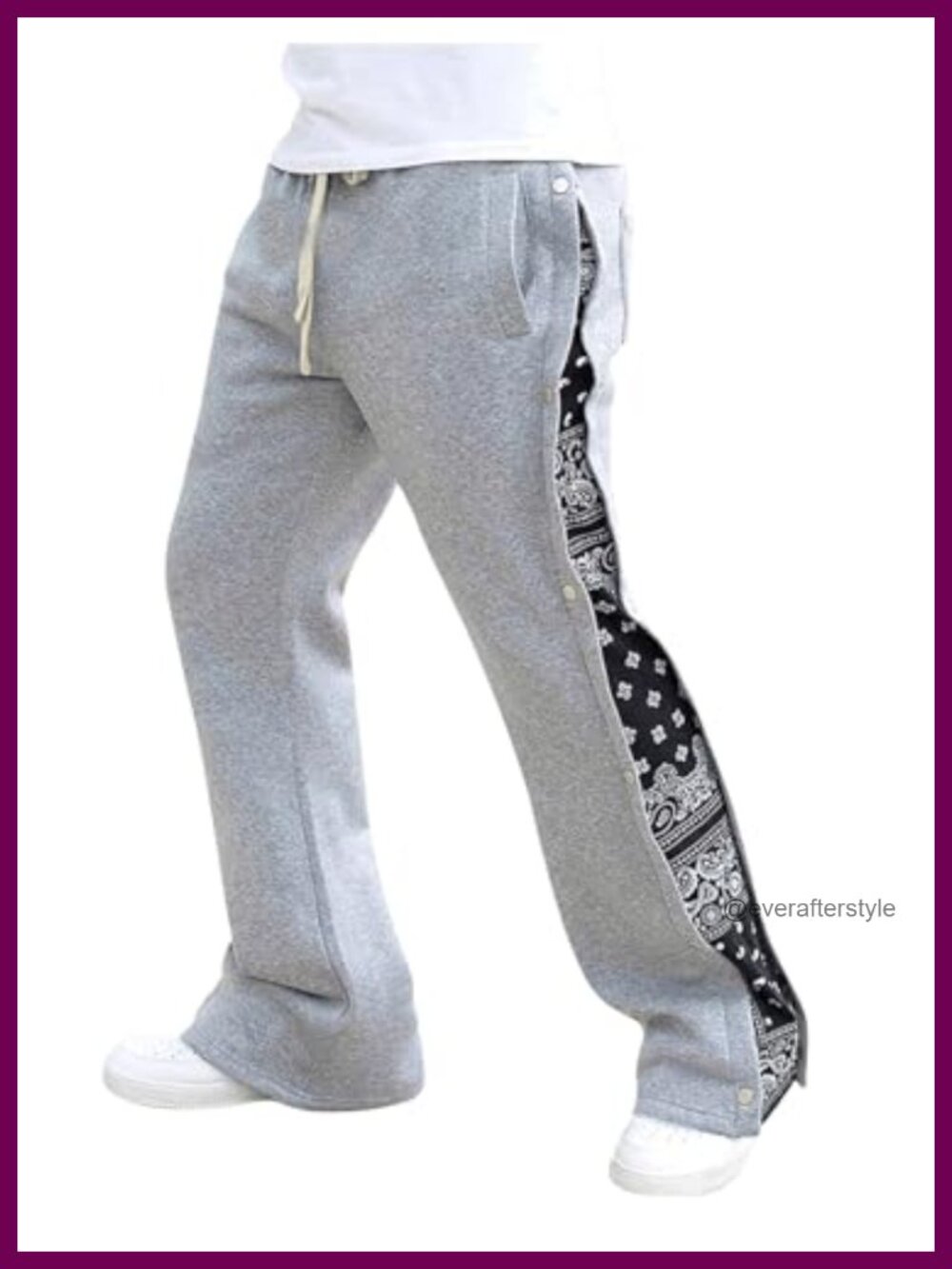 Y2K Graphic Baggy Sweatpants Wide Leg Flare Retro Streetwear